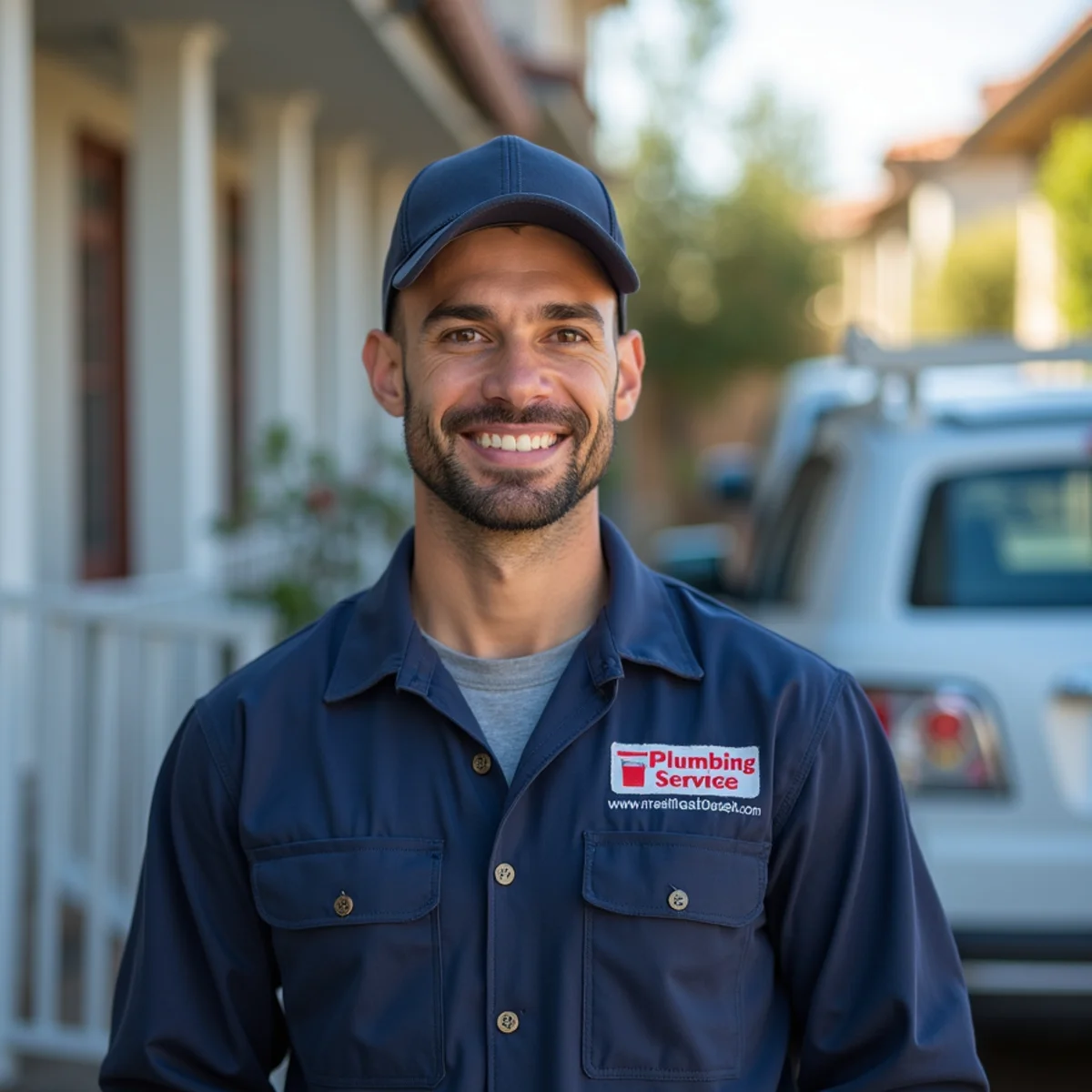 Plumber performing scheduled maintenance at a North County multi-unit property