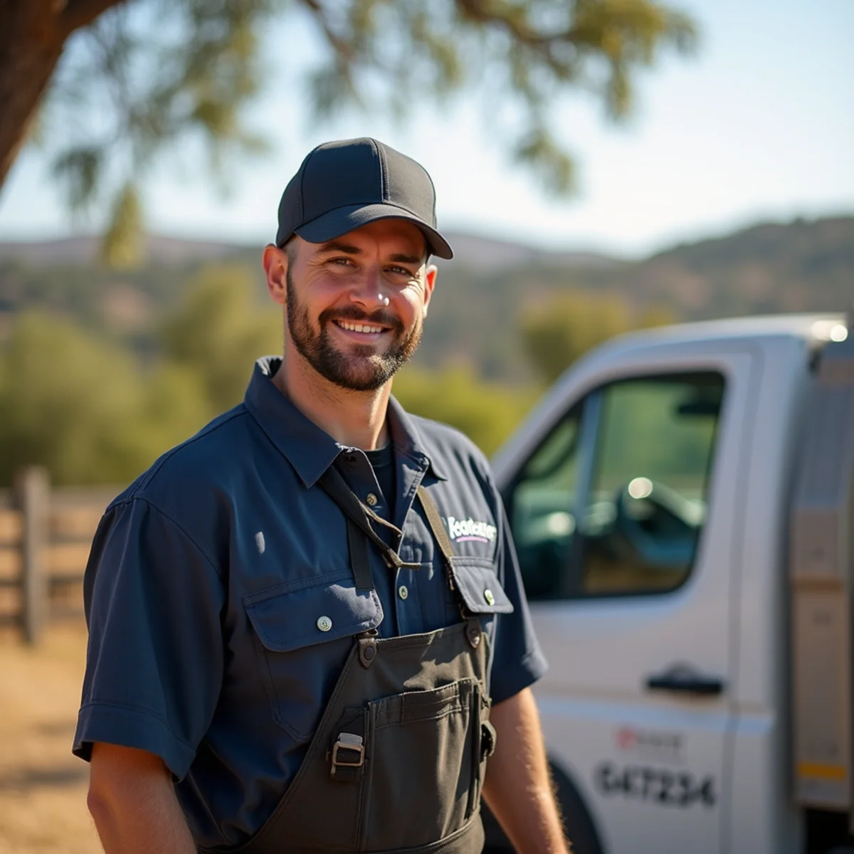 Plumber servicing a horse ranch in Bonsall, CA