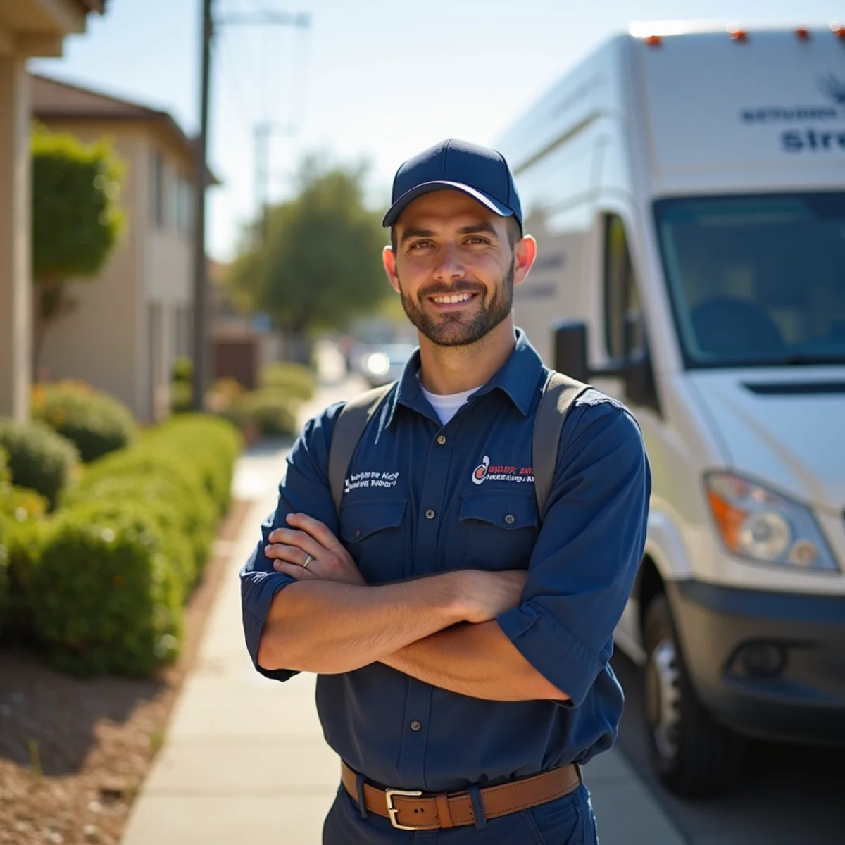 Residential plumbing service in a Encinitas, CA neighborhood