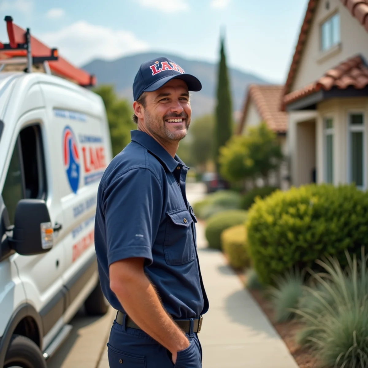 Residential plumbing service in a Fairbanks Ranch, CA neighborhood