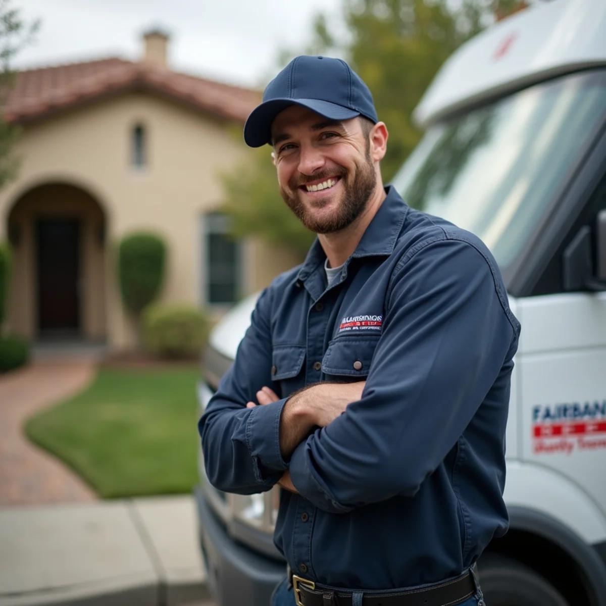 Plumber servicing a gated estate in Fairbanks Ranch, CA