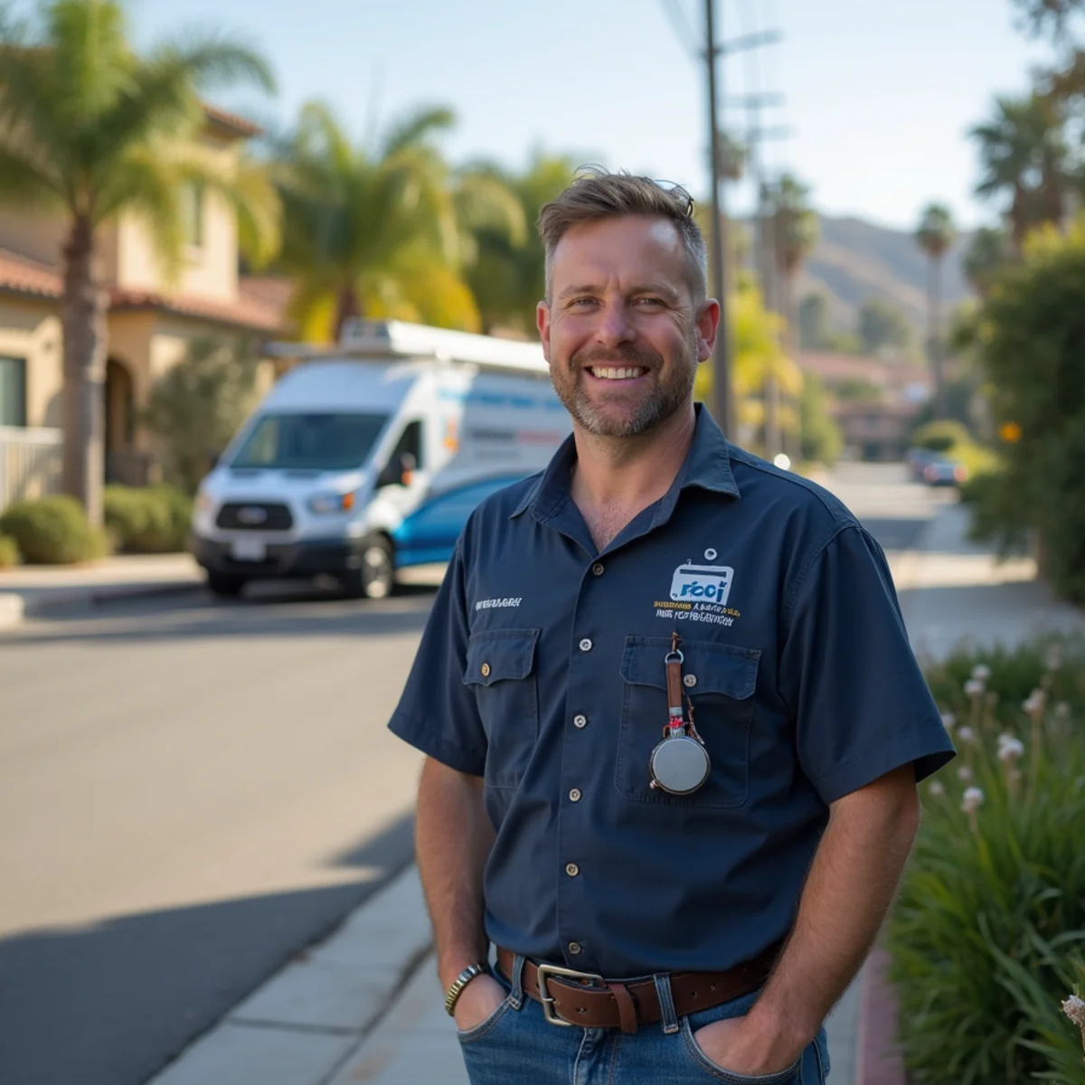 Residential plumbing service in a French Valley, CA neighborhood