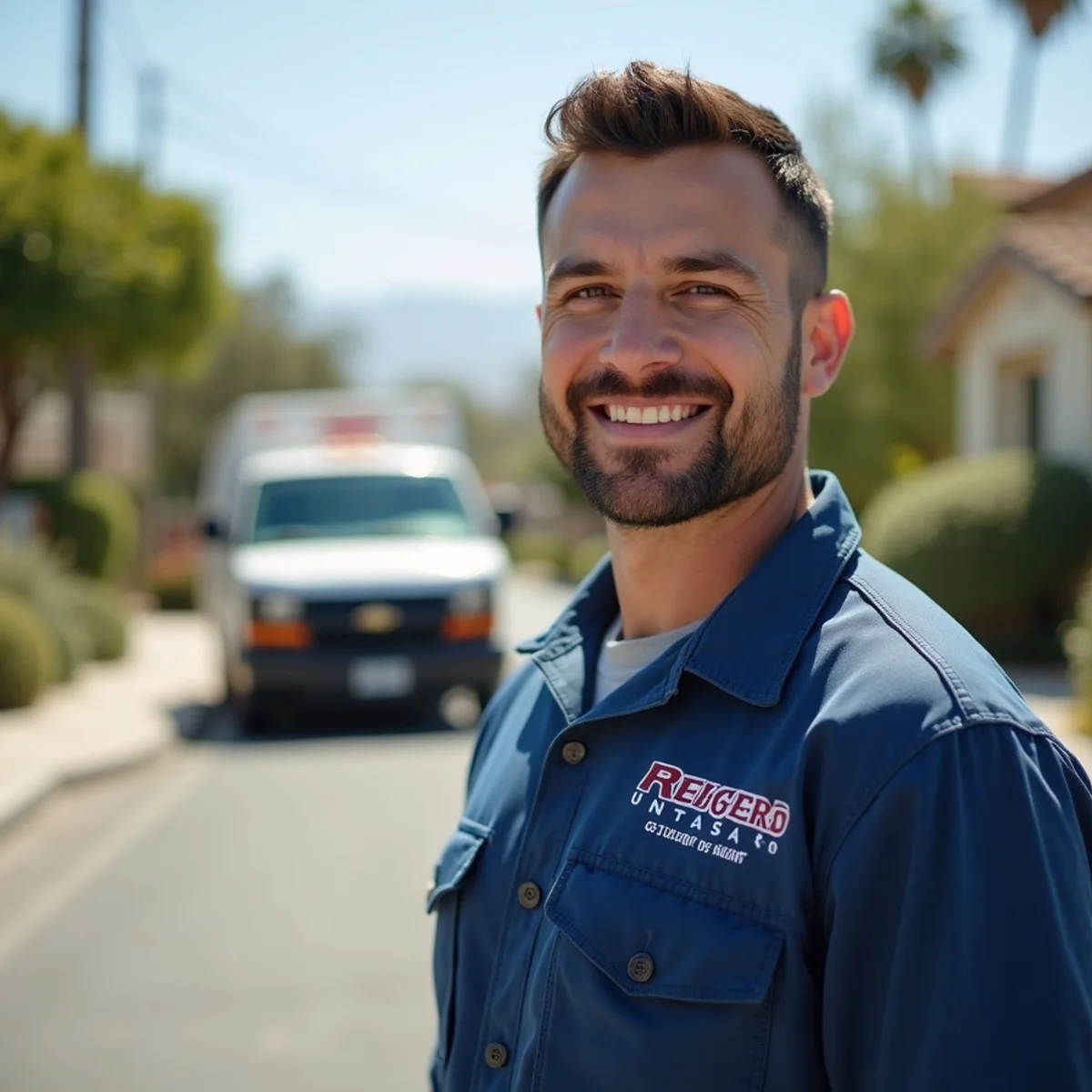 Residential plumbing service in a Huntington Beach, CA neighborhood
