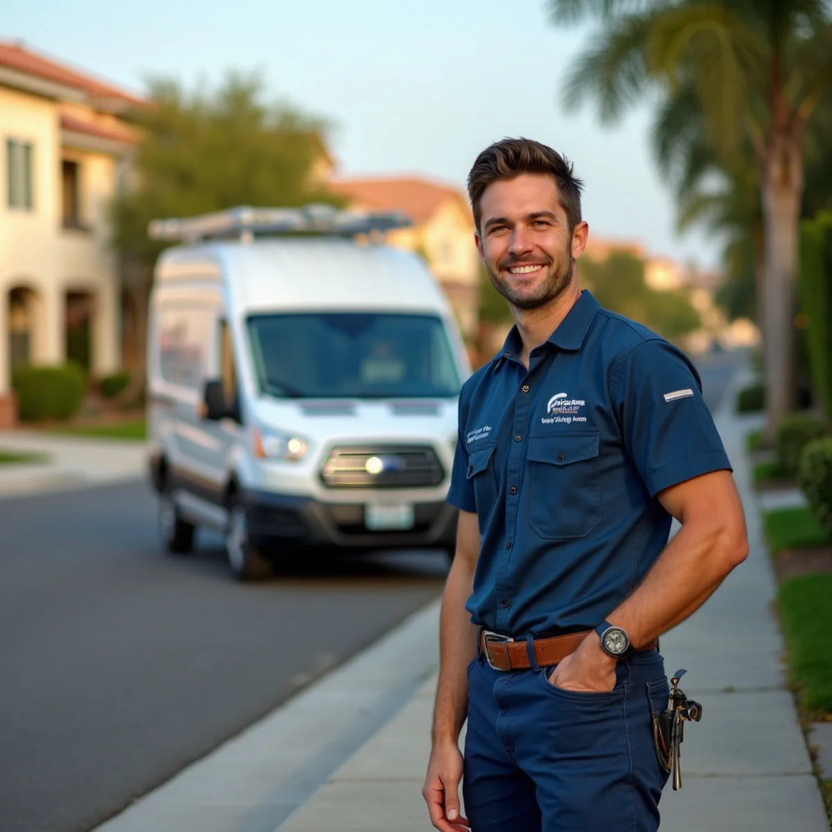 Residential plumbing service in a Ladera Ranch, CA neighborhood