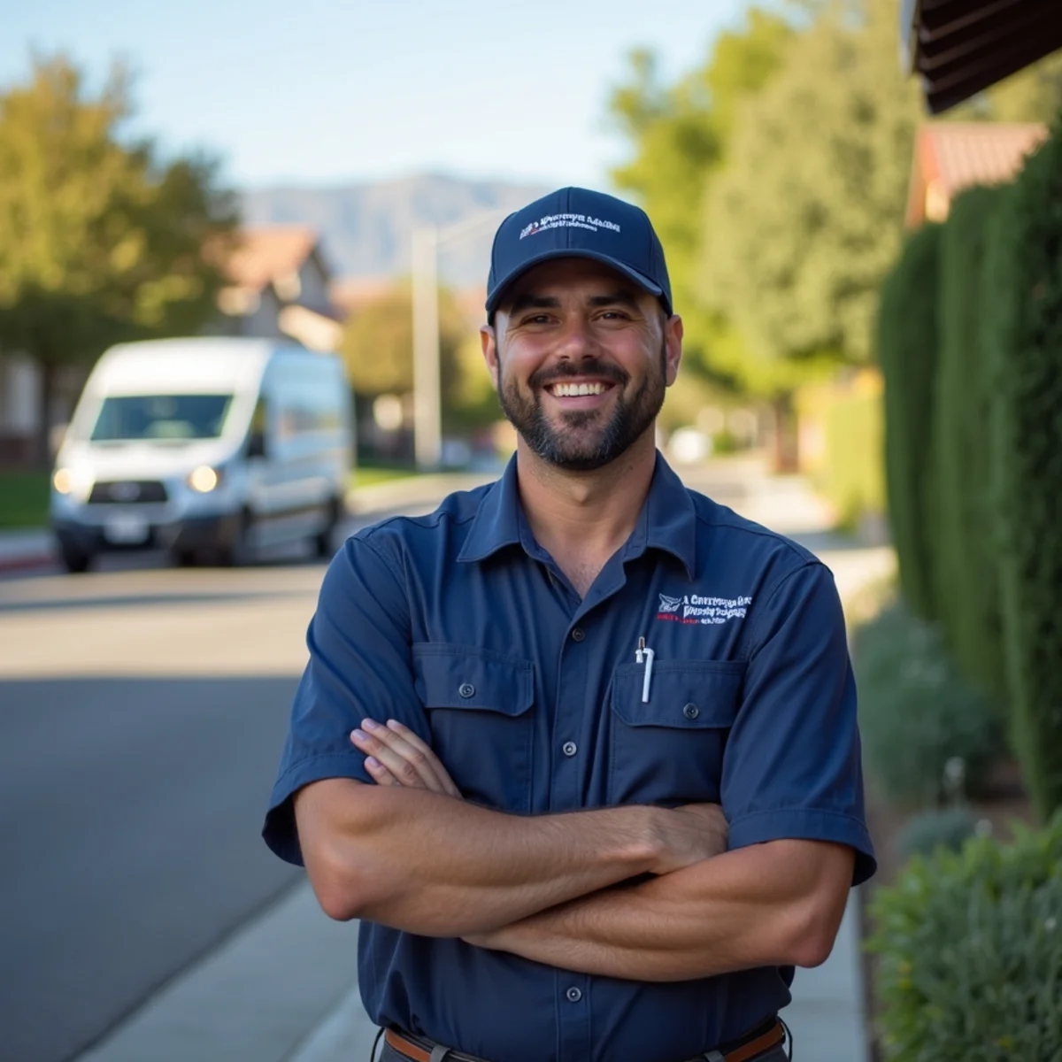 Residential plumbing service in a Laguna Hills, CA neighborhood