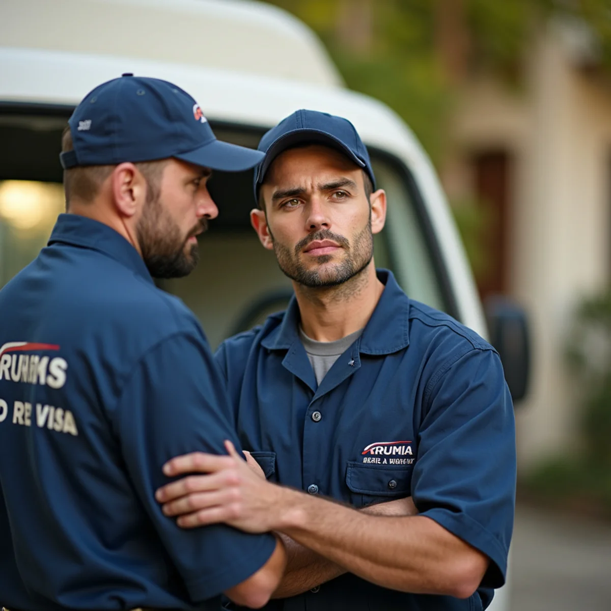 Plumber servicing an Old Towne historic home in Orange, CA