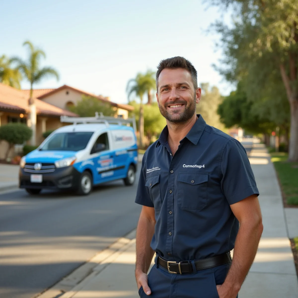 Residential plumbing service in a Pauma Valley, CA neighborhood