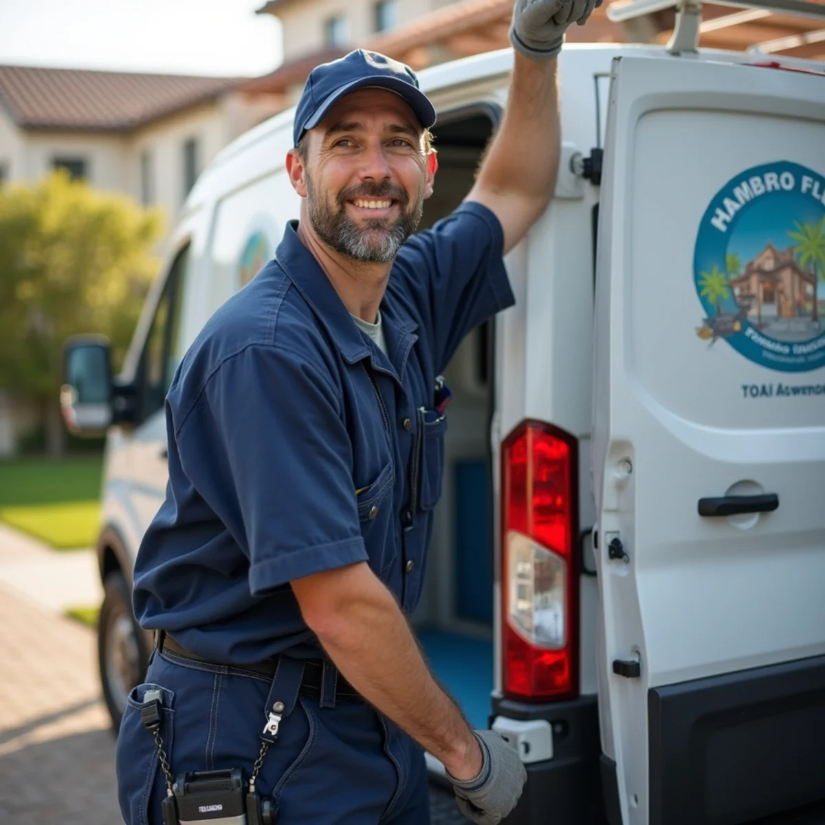 Plumber servicing a Covenant estate in Rancho Santa Fe, CA