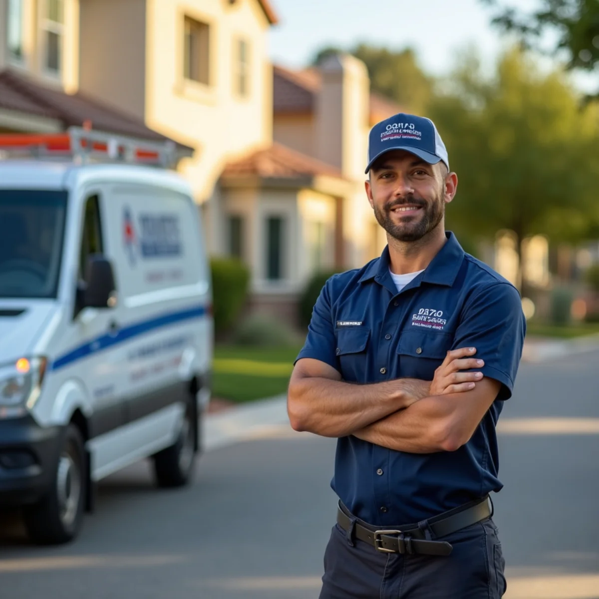 Residential plumbing service in a Rancho Santa Margarita, CA neighborhood