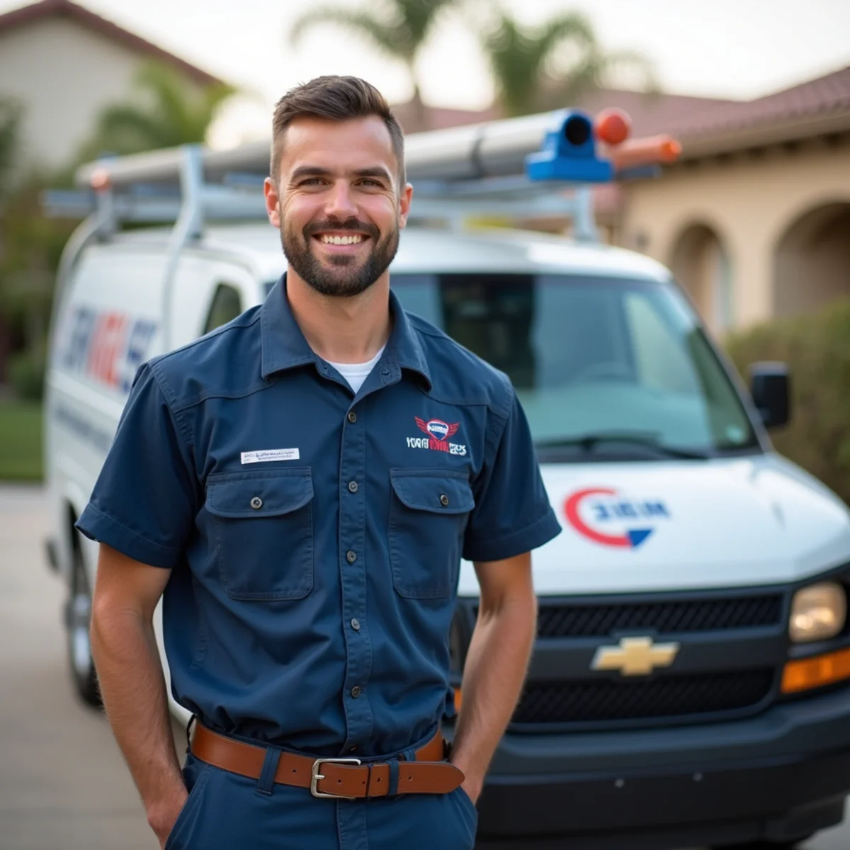 Service van covering San Diego County from the North County base