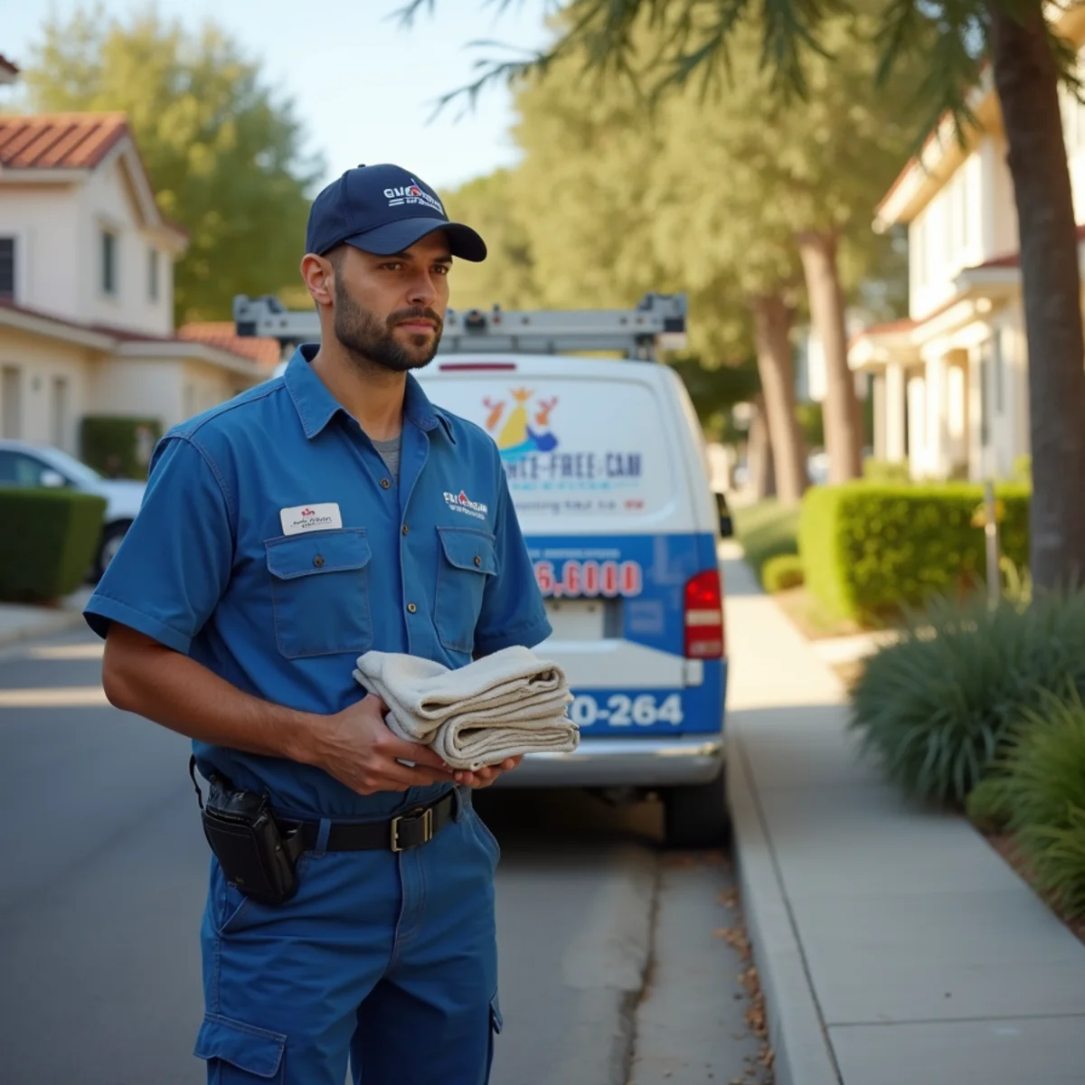 Residential plumbing service in a Solana Beach, CA neighborhood