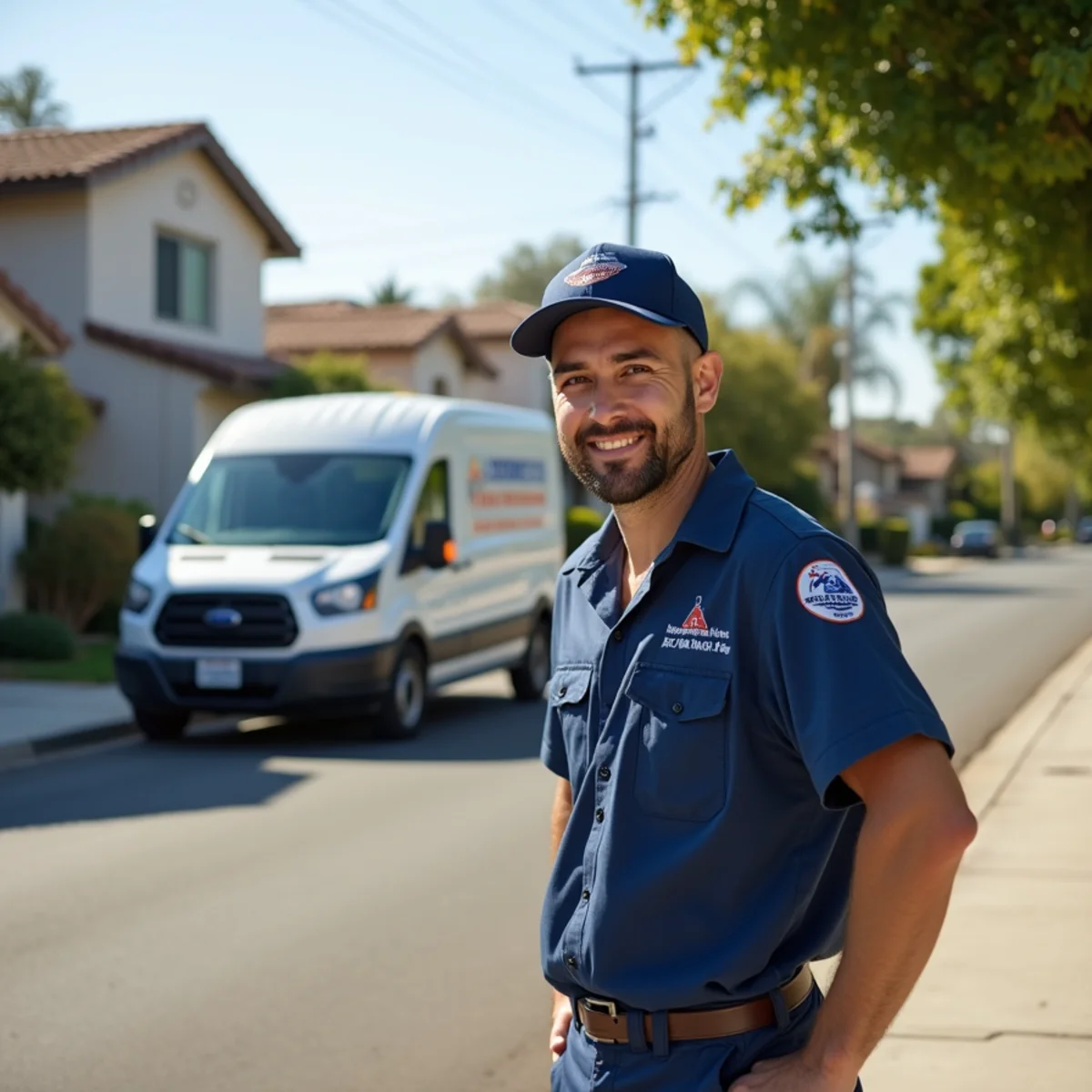 Residential plumbing service in a Westminster, CA neighborhood