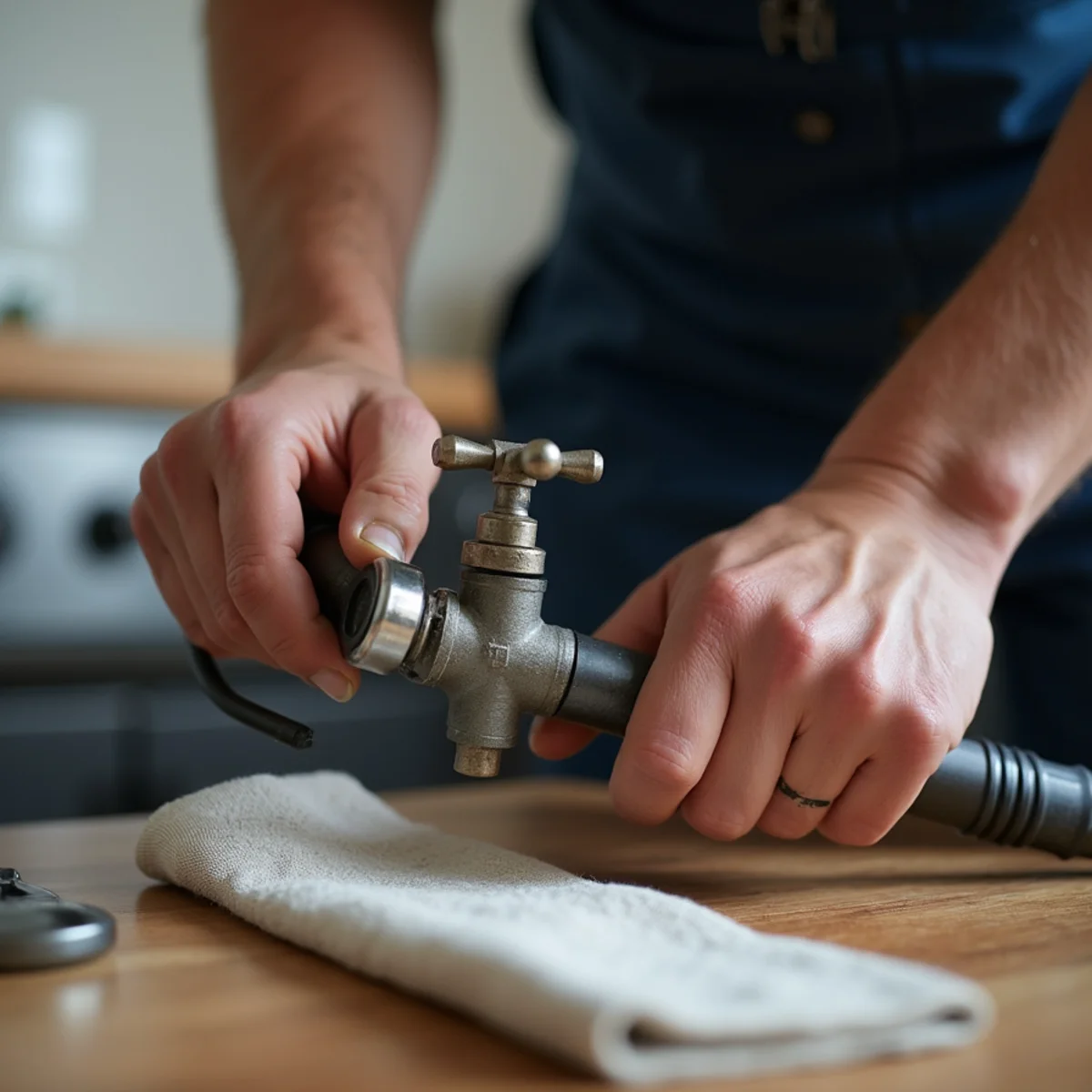 Sewer Line Repair service in progress at a San Marcos, CA home
