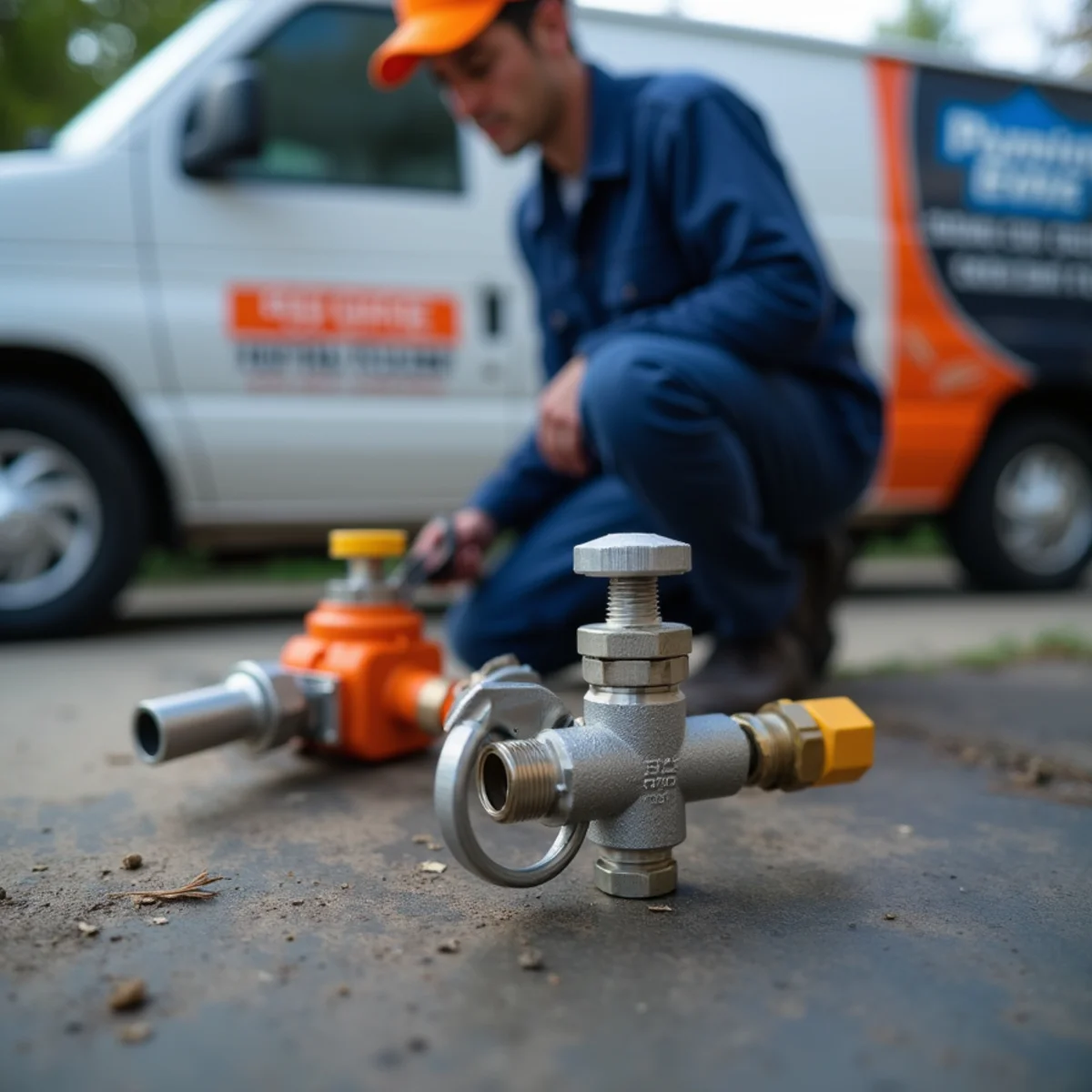 Tankless Installation detail — North County Pro Plumbing at work in a San Marcos, CA home